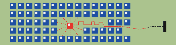 A selector stalls within a large set of difficult-to-compare options.