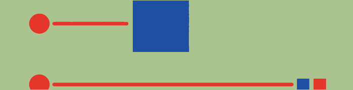 Large nearby and well-separated targets require less precision than small distant or crowded targets.
